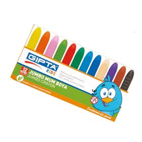 Gıpta K305 12 Renk Jumbo Mum Boya