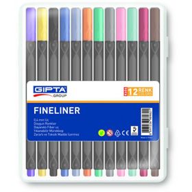 Gıpta K606 12 Renk 0.4 Mm Fineliner