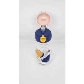 Gıpta K7549 Cool-J Mavi Pembe Medium 600 ml Kilitli Tritan Matara