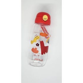 Gıpta K7550 Cool-J Medium Sarı Kırmızı 600 ml Kilitli Tritan Matara