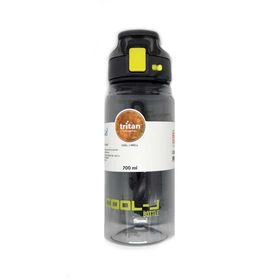 Gıpta K7558 Cool-J Well Siyah Yeşil 700 ml Askılı Kilitli Tritan Matara