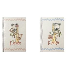 Gıpta Koala Spiralli 17X24 80 Yaprak Kareli 2'li Defter