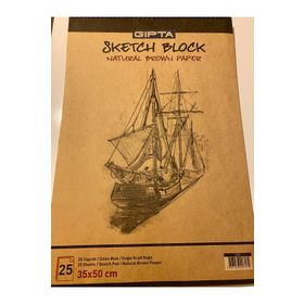 Gıpta Kraft 35x50 cm 25 Yaprak Resim Defteri