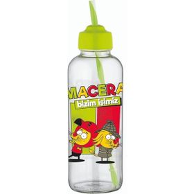 Gıpta Kral Şakir Desenli Pipetli Yeşil 450 cc Matara