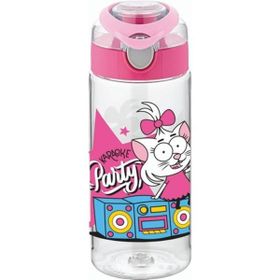 Gıpta Kral Şakir Desenli Tritan Pembe 500 ml Matara