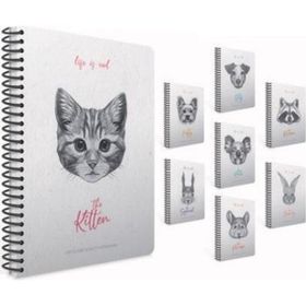 Gıpta Lıfe Is Cool Spiralli Sert Kapak 19X26 120 Yaprak Kareli Defter