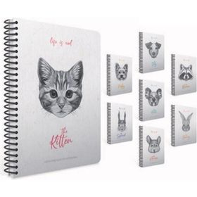 Gıpta Lıfe Is Cool Spiralli Sert Kapak 19X26 120 Yaprak Kareli Defter