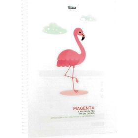 Gıpta Magenta 19x26 100 Yaprak Kareli Defter