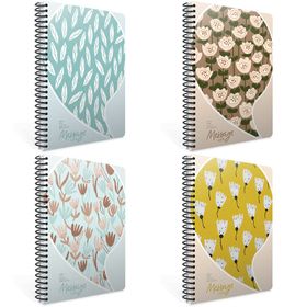 Gıpta Message Notes Spiralli Sert Kapak 17x24 cm 120 Yaprak Kareli Defter