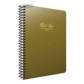 Gıpta Metal Notes Gold Spiralli Plastik Kapak 80 Yaprak A4 Kareli Defter
