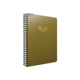 Gıpta Metal Notes Gold Spiralli Plastik Kapak 80 Yaprak A6 Çizgili Not Defteri