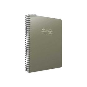 Gıpta Metal Notes Gümüş Spiralli Plastik Kapak 100 Yaprak A4 Çizgili Defter
