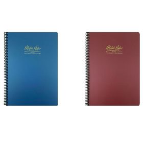 Gıpta Metal Notes Spiralli Pp Kapak 17x24 cm 80 Yaprak Çizgili Defter