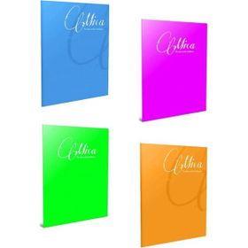 Gıpta Mica A5 80 Yaprak Çizgili 4'lü Tel Dikişli Plastik Kapak Defter