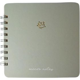 Gıpta Micro Notes 100 Yaprak Çizgili 16 x 16 cm Pastel Gri Defter
