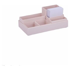 Gıpta Modüller Pastel Pembe Tray Masaüstü Düzenleyici