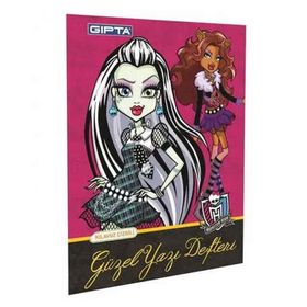 Gıpta Monster High Tel Dikişli 40 Yaprak Güzel Yazı Defteri