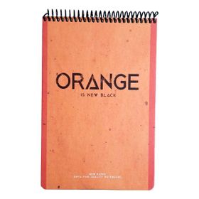 Gıpta New Notes Orange Is New Black Spiralli Sert Kapak 100 Yaprak 17x24 Çizgili Bloknot