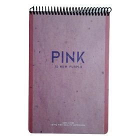 Gıpta New Notes Pink Is New Purple Spiralli Sert Kapak 100 Yaprak 17x24 Çizgili Bloknot