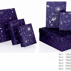 Gıpta No:5 BX6993 Cosmic Dikdörtgen Hediye Kutusu