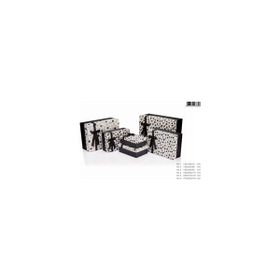 Gıpta No:6 BX6856 Black White Gold Dikdörtgen Hediye Kutusu