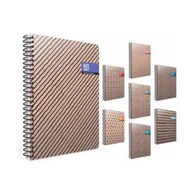 Gıpta Notecraft Spiralli Sert Kapak 17x24 cm 120 Yaprak Kareli Defter