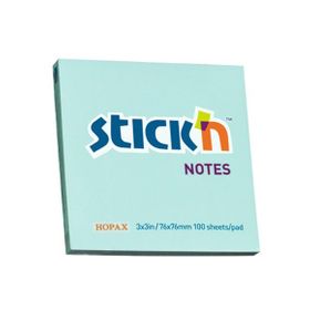 Gıpta Pastel Yapışkanlı Not Kağıdı 76x76 100 Yaprak Mavi Defter