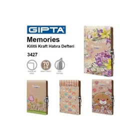 Gıpta Pastoral 17x24 cm Pp Kapak 96 Yaprak Çizgili Defter