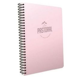 Gıpta Pastoral 3248 Açık Pembe PP Kapak 120 Yaprak A4 Kareli Spiralli Defter