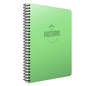 Gıpta Pastoral 3248 Fıstık Yeşili PP Kapak 120 Yaprak A4 Kareli Spiralli Defter