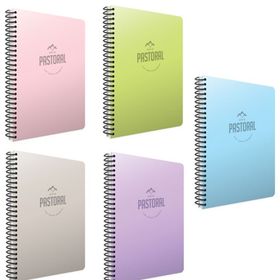Gıpta Pastoral 72 Yaprak A4 Spiralli Kareli 5'li Pp Kapak Defter Seti