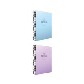 Gıpta Pastoral A4 72 Yaprak Çizgili Spiralli Plastik Kapak 2'li Defter Seti