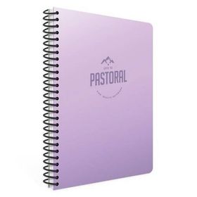 Gıpta Pastoral Mor Plastik Kapak 72 Yaprak A4 Çizgili Spiralli Defter