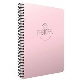Gıpta Pastoral Pembe Plastik Kapak 72 Yaprak A4 Çizgili Spiralli Defter