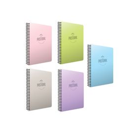 Gıpta Pastoral Spiralli 96 Yaprak Pp Kapak 17X24 cm Çizgili 5 Adet Defter