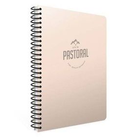 Gıpta Pastoral Spiralli Bej Plastik Kapak 60 Yaprak A4 Çizgili Defter