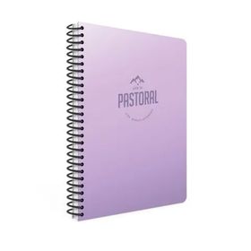 Gıpta Pastoral Spiralli Plastik Kapak 17x24 72 Yaprak Çizgili Defter