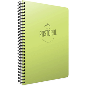 Gıpta Pastoral Spiralli Plastik Kapak 17x24 cm 60 Yaprak Kareli Defter