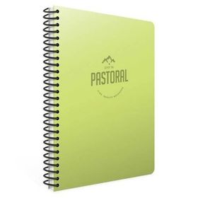 Gıpta Pastoral Yeşil Plastik Kapak 60 Yaprak A4 Çizgili Spiralli Defter