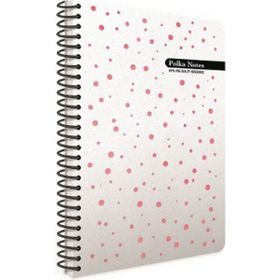 Gıpta Polka Notes 17 x 24 Spiralli Sert Kapak 120 Yaprak Çizgili Defter