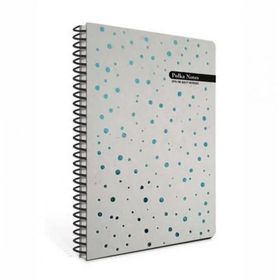 Gıpta Polka Notes 17x24 120 Yaprak Çizgili Spiralli Sert Kapaklı Defter