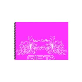 Gıpta Pp Kapak Spiralli 40 Yaprak 25 x 35 cm 6'lı Resim Defteri