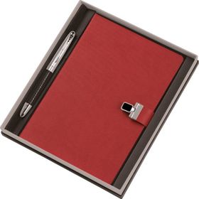 Gıpta Prımus Set S1312 Iplik Dikişli Deri Roller Kalem Ajanda