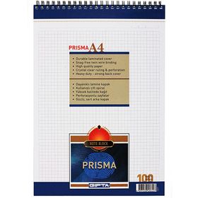 Gıpta Prisma Kareli A4 100 Yaprak Bloknot
