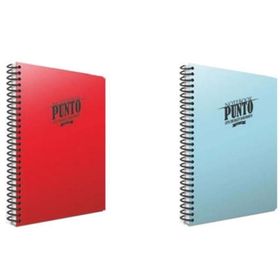 Gıpta Punto 2'li 140 Yaprak A4 Spiralli Pp Seti Kareli Kapak Defter