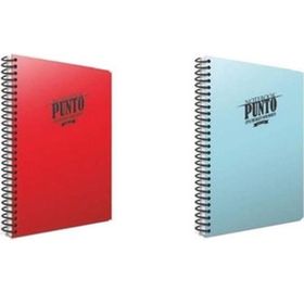 Gıpta Punto 2'li 160 Yaprak A4 Spiralli Pp Seti Kareli Kapak Defter