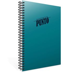 Gıpta Punto 6539 Turkuaz A4 100 Yaprak Kareli Plastik Kapak Spiralli Defter