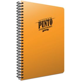 Gıpta Punto 6539 Turuncu A4 100 Yaprak Kareli Plastik Kapak Spiralli Defter