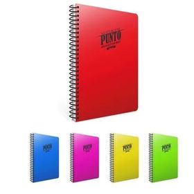 Gıpta Punto Sipralli Pp Kapak A5 80 Yaprak Kareli Defter