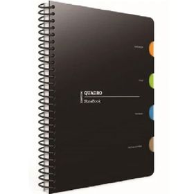 Gıpta Quadro Çizgili Spiralli Pp Kapak Butik Defter